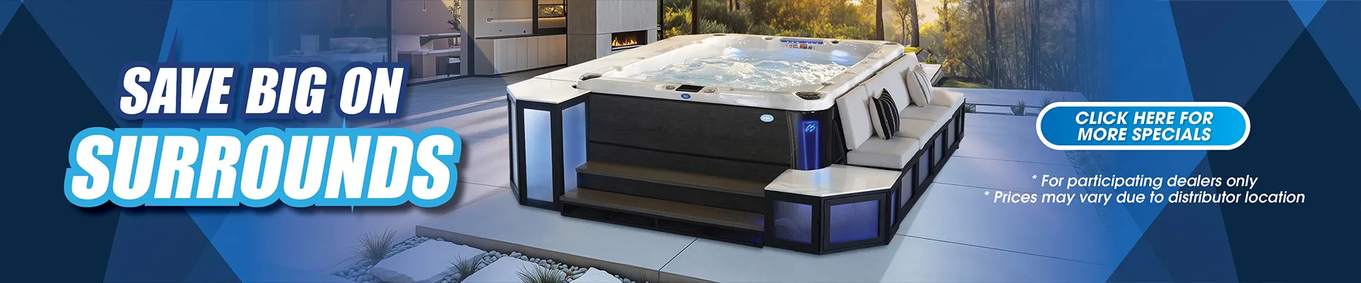 Calspas hot tub being used in a family setting - Catharpin