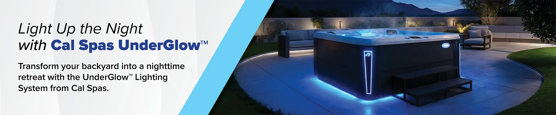 Calspas hot tub being used in a family setting - Catharpin