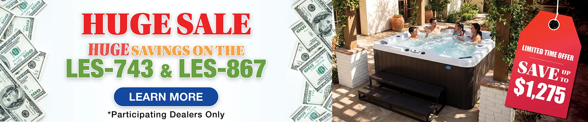 Calspas hot tub being used in a family setting - Catharpin