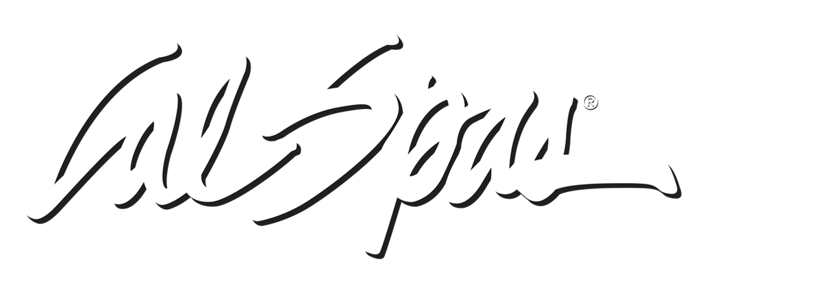 Calspas White logo hot tubs spas for sale Catharpin